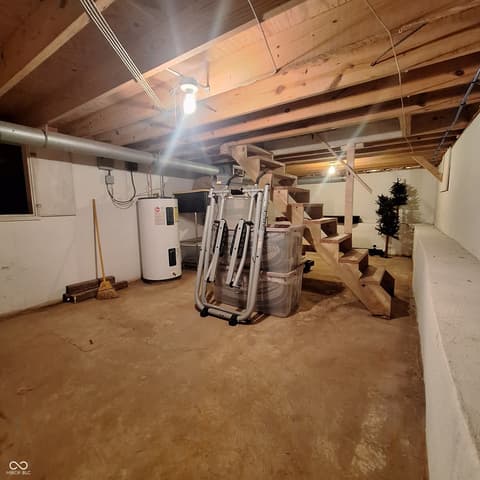 Basement at 5810 E County Road 1200 S, Cloverdale, IN