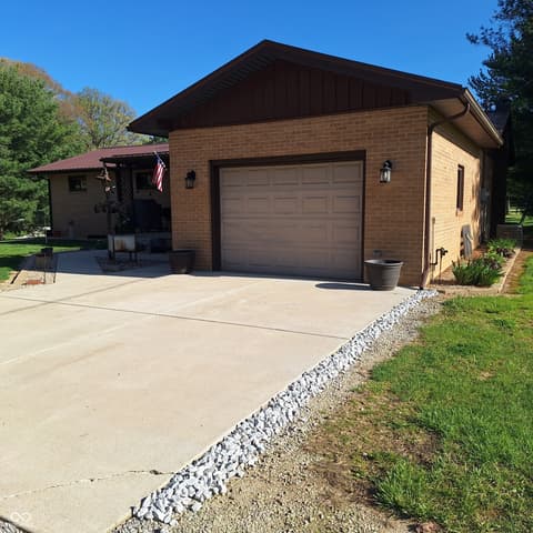 Front exterior at 5810 E County Road 1200 S, Cloverdale, IN