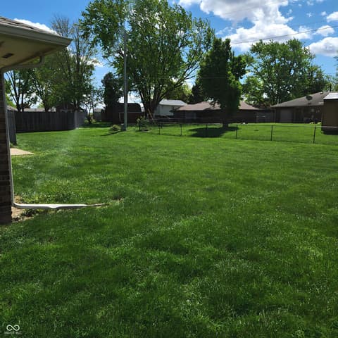 Yard at 1901 Alhambra Drive, Anderson, IN