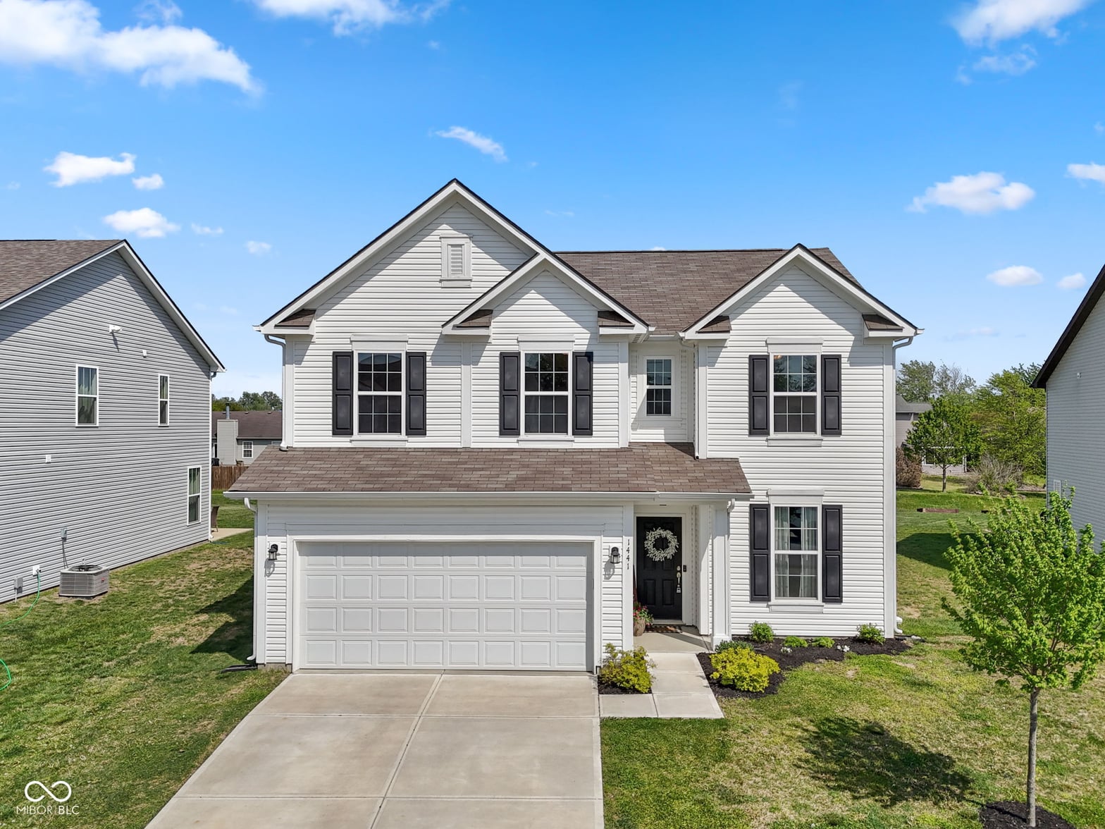 Front exterior at 1441 Boots Trail, Greenfield, IN
