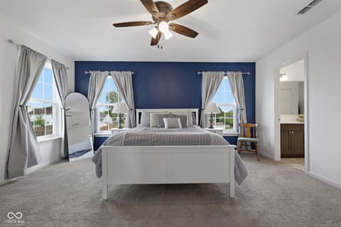 Primary bedroom at 1441 Boots Trail, Greenfield, IN