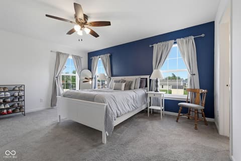 Primary bedroom at 1441 Boots Trail, Greenfield, IN