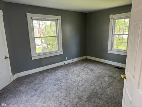 Primary bedroom at 603 E Clyde Street, Frankton, IN