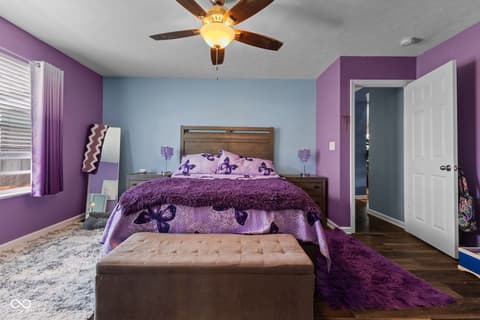 Primary bedroom at 848 Coralberry Lane, Greenwood, IN