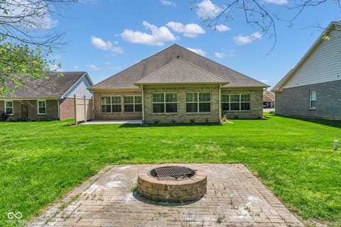 Yard at 5666 Augusta Woods Drive, Plainfield, IN
