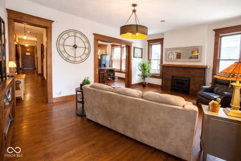 Living room at 1325 Central Avenue, Indianapolis, IN
