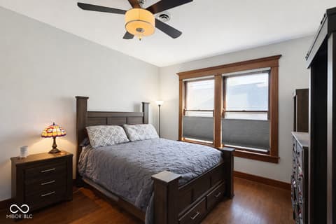 Bedroom at 1325 Central Avenue, Indianapolis, IN