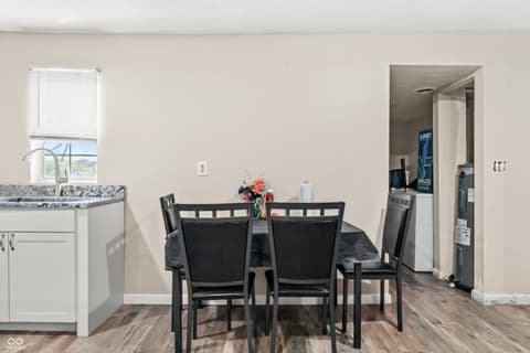 Dining room at 20 N Galeston Avenue, Indianapolis, IN