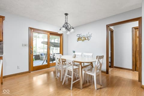 Dining room at 14 Trotters Run, Brownsburg, IN