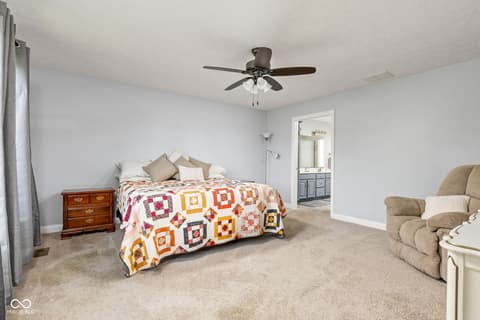Bedroom at 14 Trotters Run, Brownsburg, IN