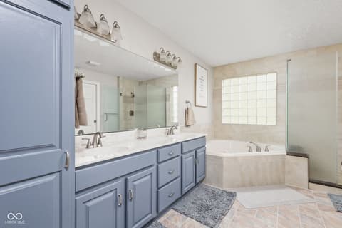 Bathroom at 14 Trotters Run, Brownsburg, IN