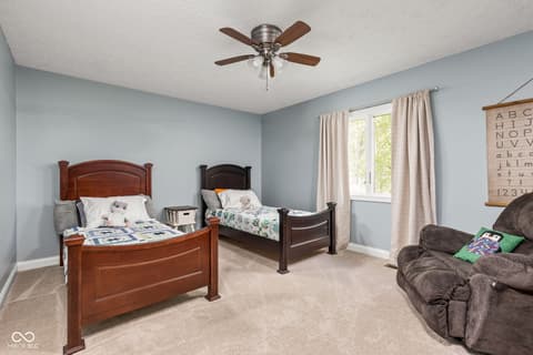 Bedroom at 14 Trotters Run, Brownsburg, IN