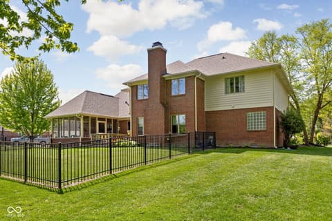 Backyard at 14 Trotters Run, Brownsburg, IN