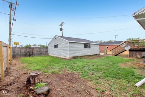 Yard at 1023 Avalon Lane, Chesterfield, IN