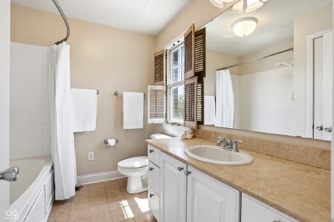 Primary bathroom at 308 E 10th Street, Indianapolis, IN