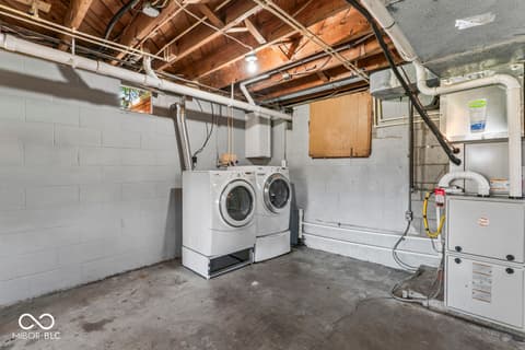 Laundry room at 219 W Taylor Street, Pendleton, IN