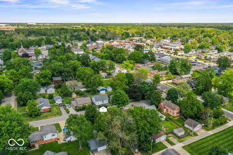 Aerial view at 219 W Taylor Street, Pendleton, IN