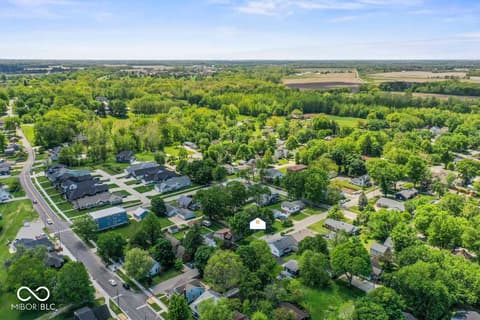 Aerial view at 219 W Taylor Street, Pendleton, IN