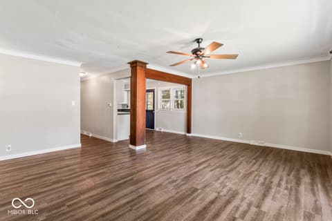 Living room at 219 W Taylor Street, Pendleton, IN