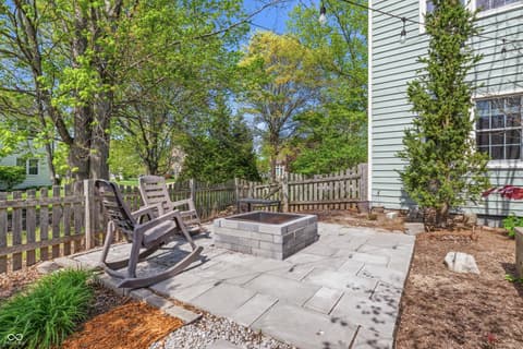 Outdoor living area at 12862 Clifford Circle, Carmel, IN