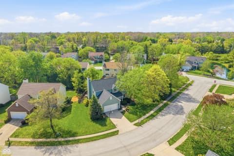 Aerial view at 12862 Clifford Circle, Carmel, IN