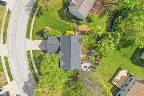 Aerial view at 12862 Clifford Circle, Carmel, IN