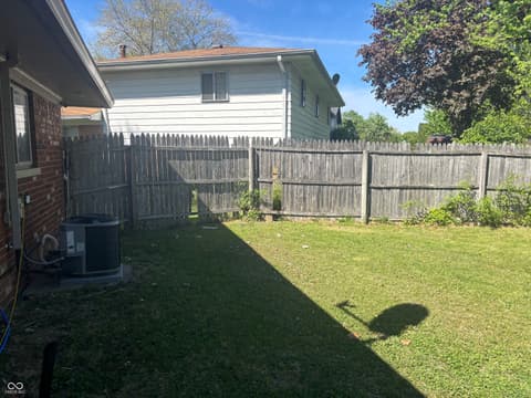 Yard at 9442 Gemini Drive, Indianapolis, IN