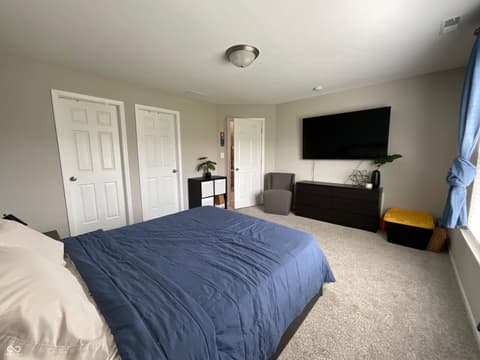 Primary bedroom at 19366 Goins Boulevard, Westfield, IN