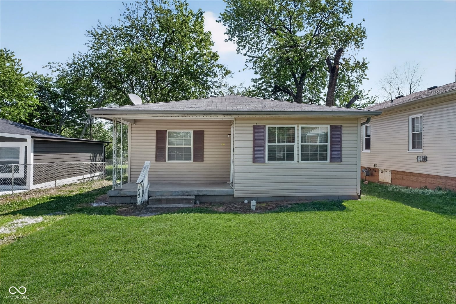 Front exterior at 1023 S Worth Avenue, Indianapolis, IN