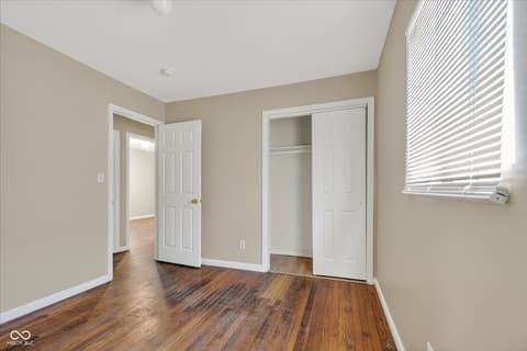 Bedroom at 1023 S Worth Avenue, Indianapolis, IN
