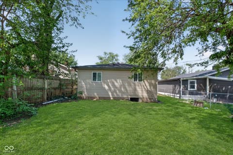 Backyard at 1023 S Worth Avenue, Indianapolis, IN
