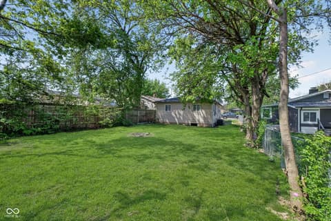 Yard at 1023 S Worth Avenue, Indianapolis, IN