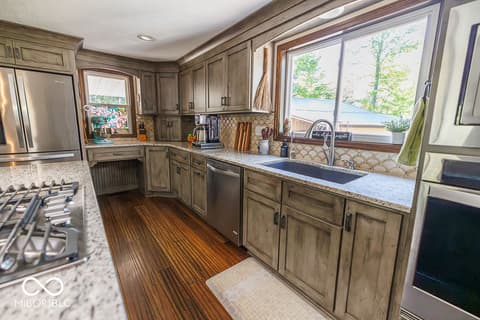 Kitchen at 681 Hancock School Road, Spencer, IN