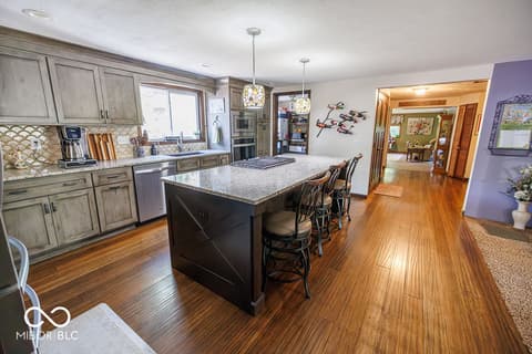 Kitchen at 681 Hancock School Road, Spencer, IN