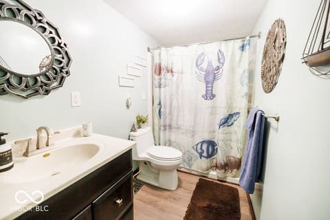 Bathroom at 681 Hancock School Road, Spencer, IN