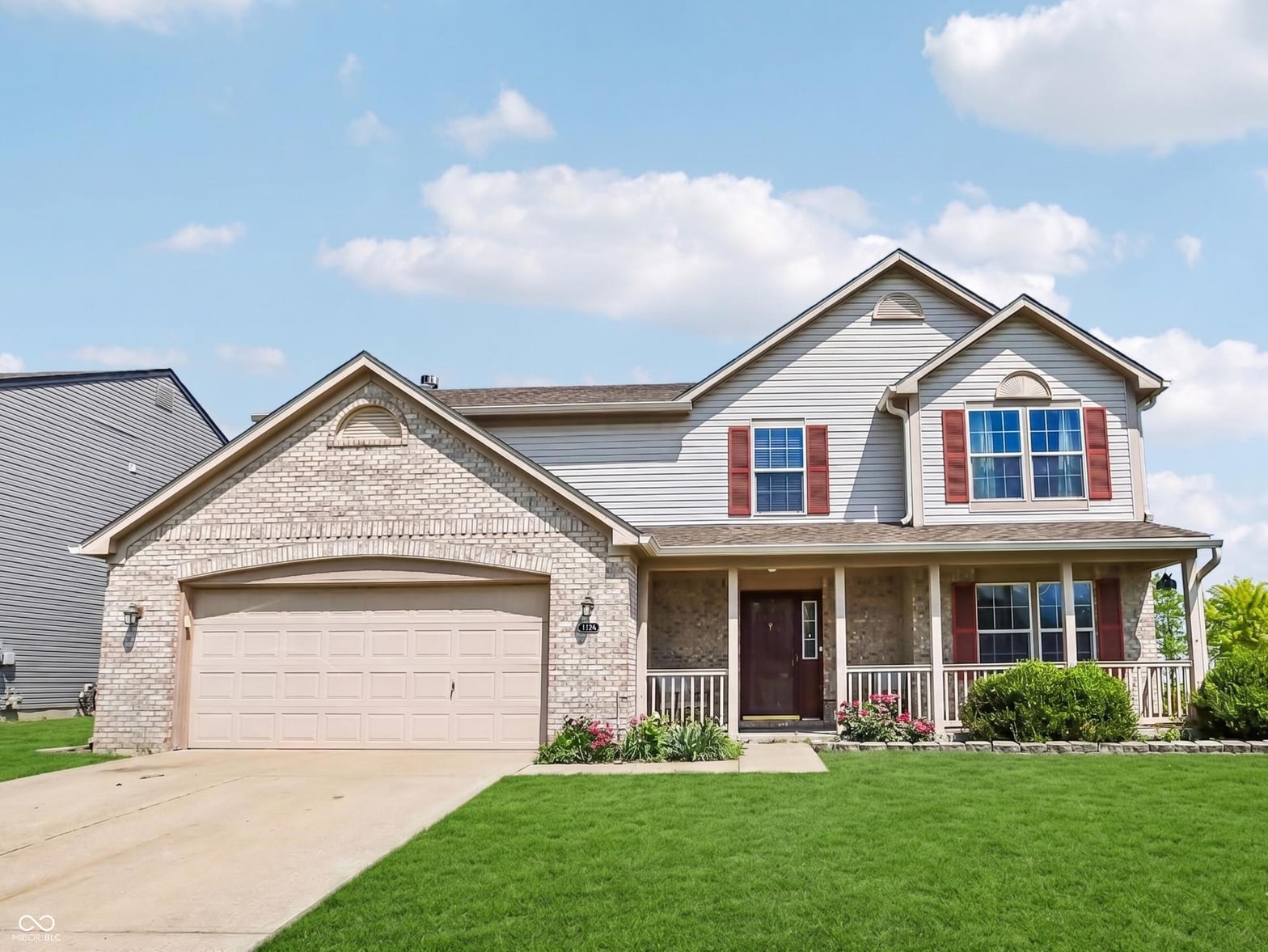 Front exterior at 7156 History Court, Indianapolis, IN