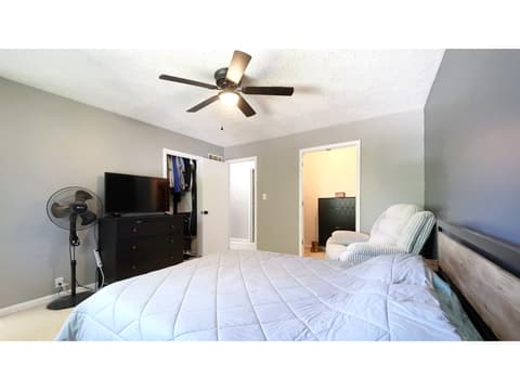 Primary bedroom at 5627 Hill Rise Drive, Indianapolis, IN