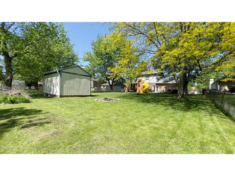 Backyard at 5627 Hill Rise Drive, Indianapolis, IN