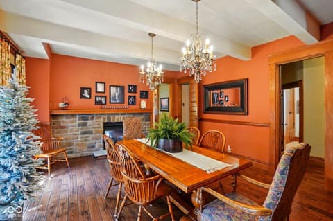 Dining room at 1515 Chester Boulevard, Richmond, IN