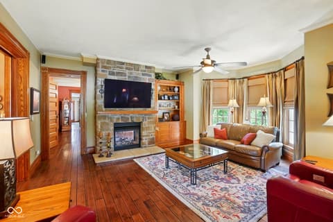 Living room at 1515 Chester Boulevard, Richmond, IN