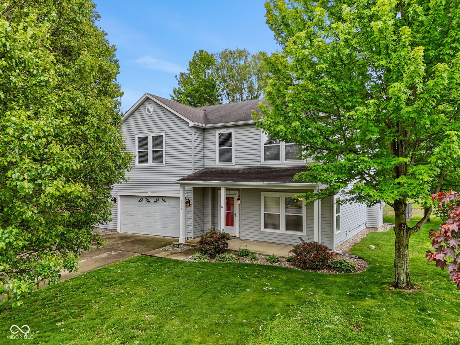 Front exterior at 1163 King Maple Drive, Greenfield, IN
