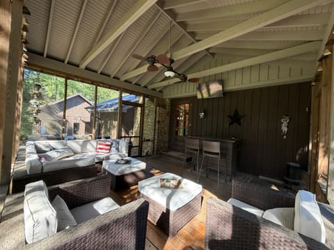 Outdoor living area at 12340 N Cedarwood Drive, Mooresville, IN