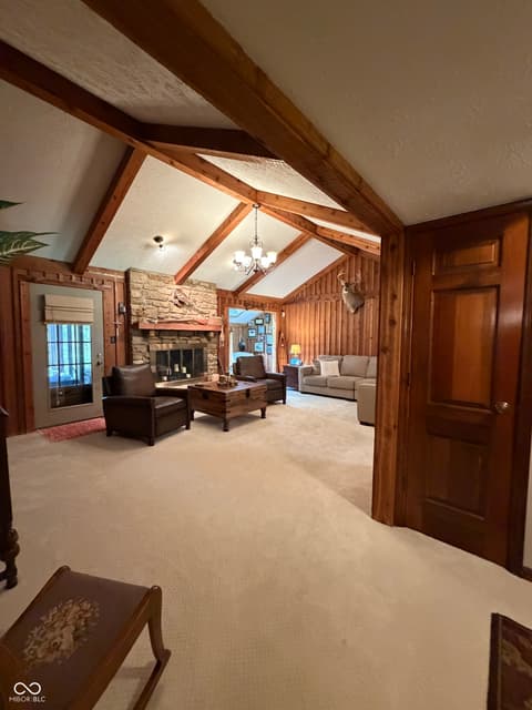 Living room at 12340 N Cedarwood Drive, Mooresville, IN