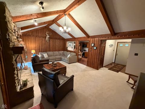 Living room at 12340 N Cedarwood Drive, Mooresville, IN
