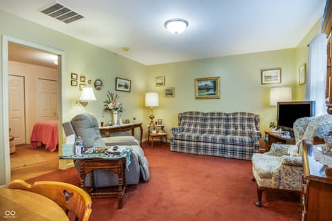 Living room at 122 W Main Street, Centerville, IN