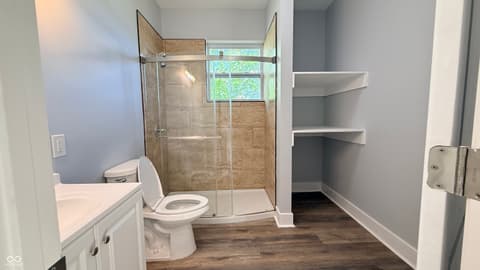 Bathroom at 189 Pinedale Drive, Whiteland, IN