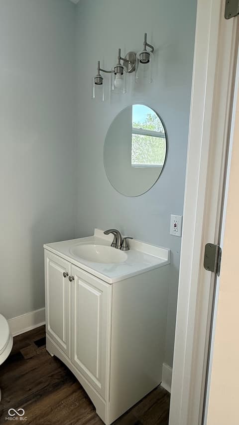 Bathroom at 189 Pinedale Drive, Whiteland, IN