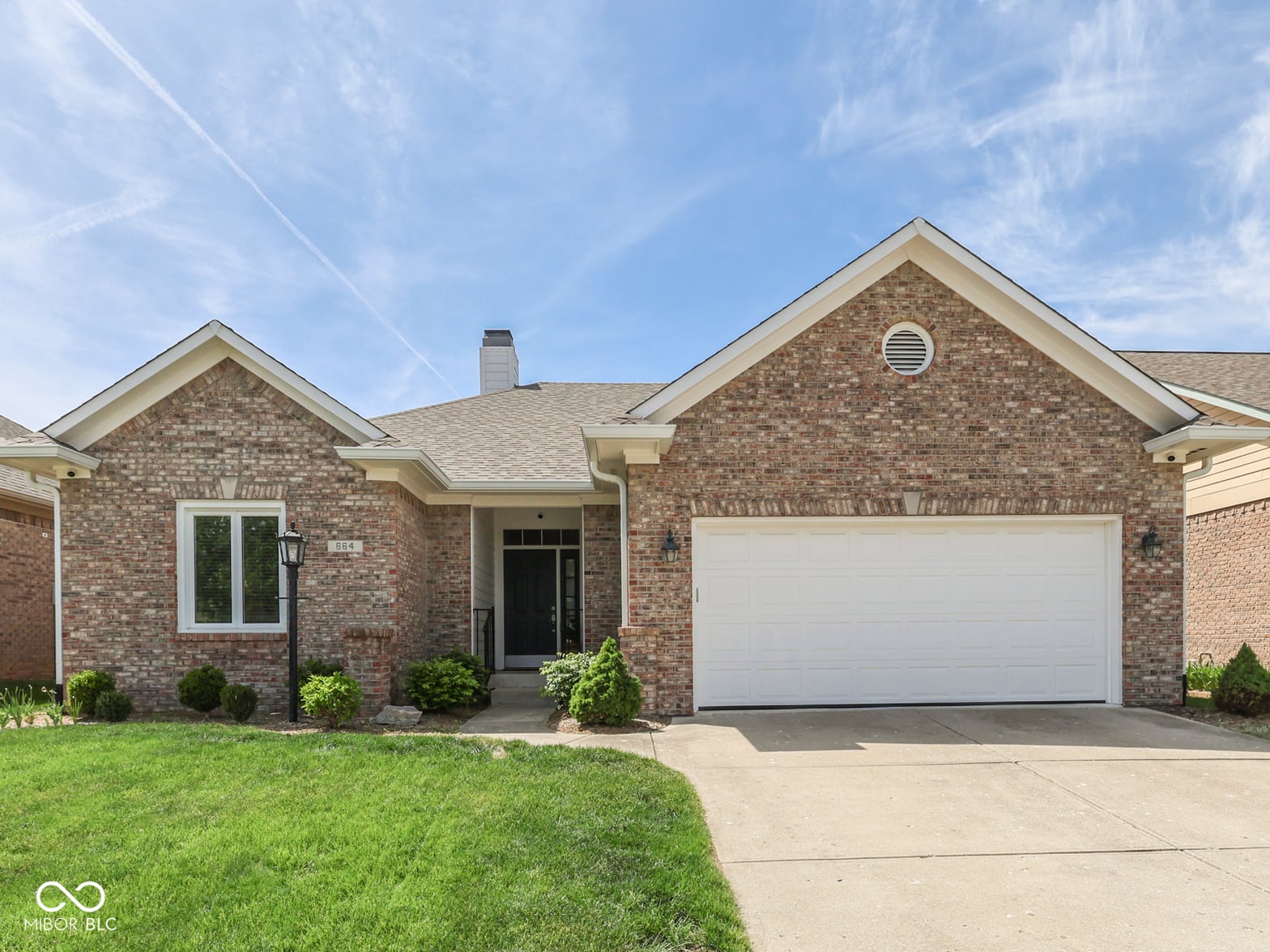 Front exterior at 664 Vandyke Way, Greenwood, IN