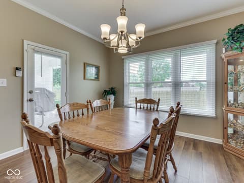 Dining room at 664 Vandyke Way, Greenwood, IN