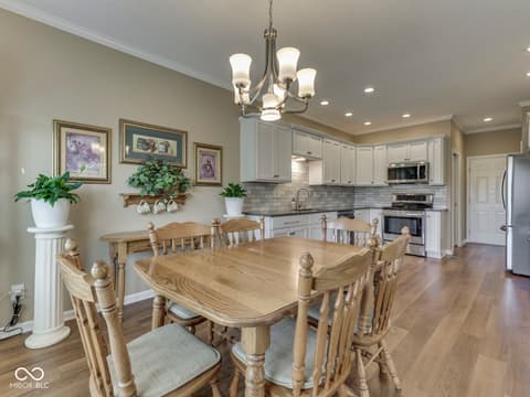 Dining room at 664 Vandyke Way, Greenwood, IN